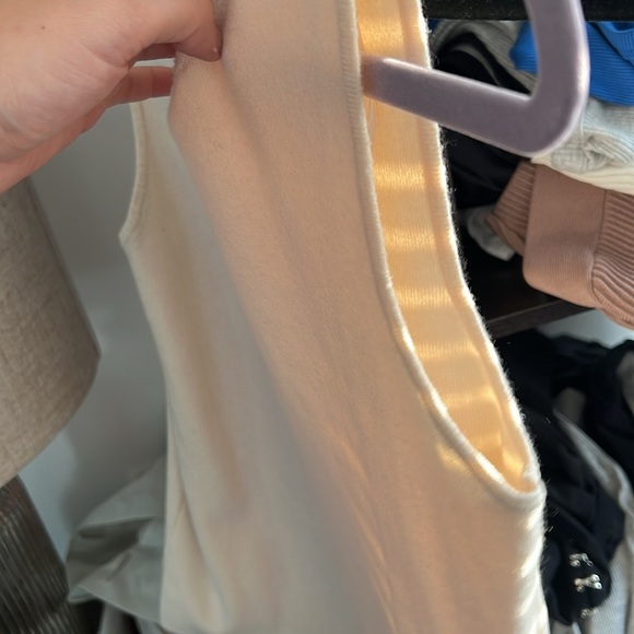 Cream Sweater Tank Top - Picture 4 of 6